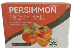 Persimmon Soap Bar eliminates the musty smell that people over 40 start to develop.